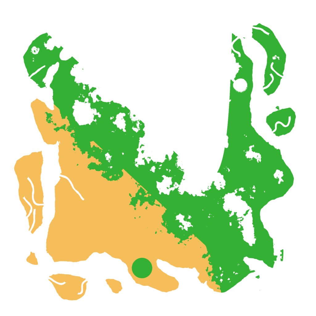 Biome Rust Map: Procedural Map, Size: 4100, Seed: 43542