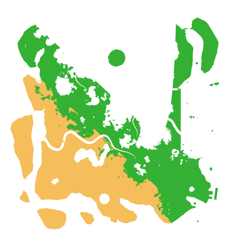 Biome Rust Map: Procedural Map, Size: 4100, Seed: 43542