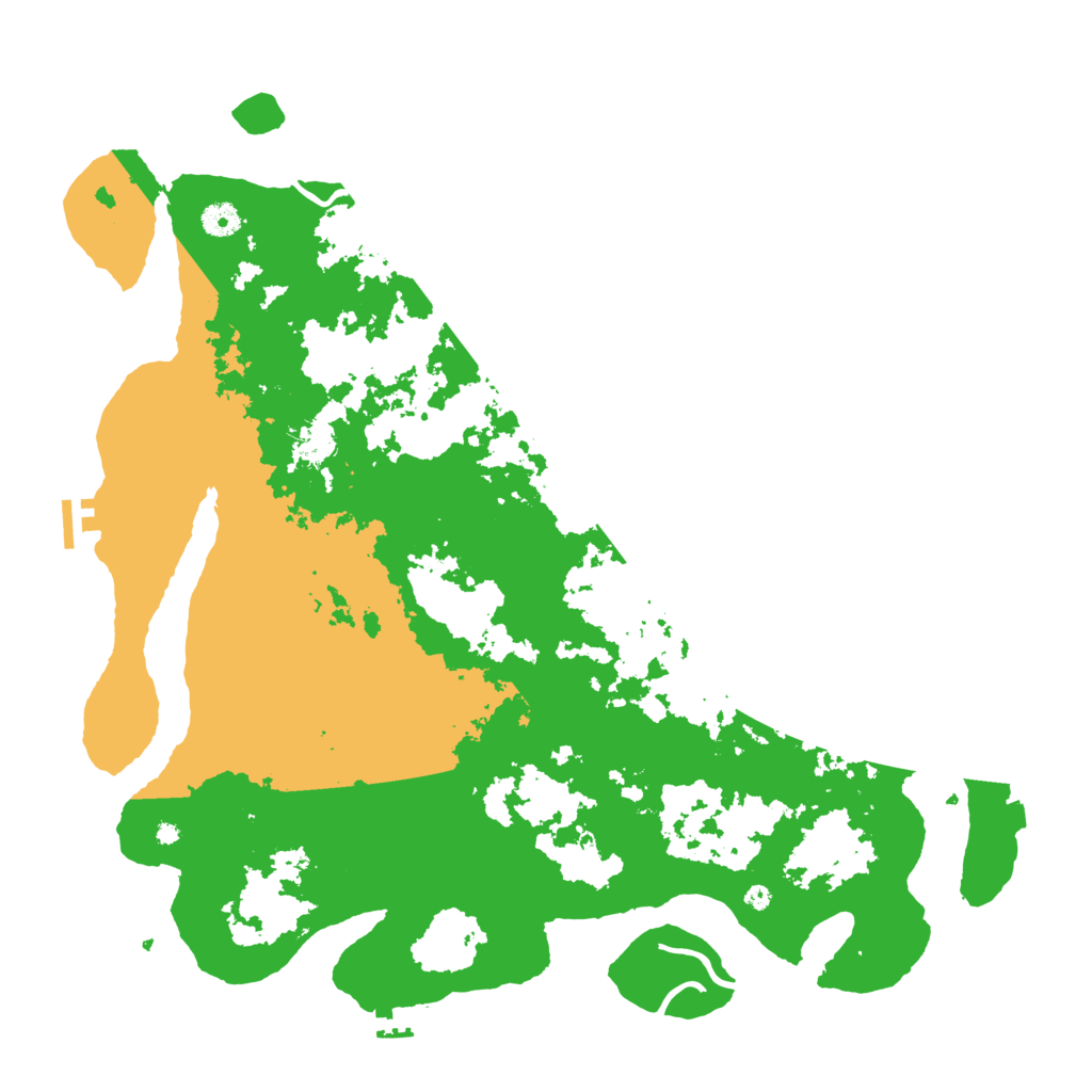 Biome Rust Map: Procedural Map, Size: 4500, Seed: 2117987914