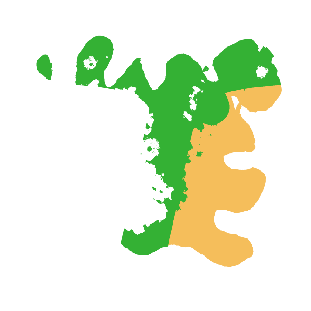 Biome Rust Map: Procedural Map, Size: 2500, Seed: 1463964656