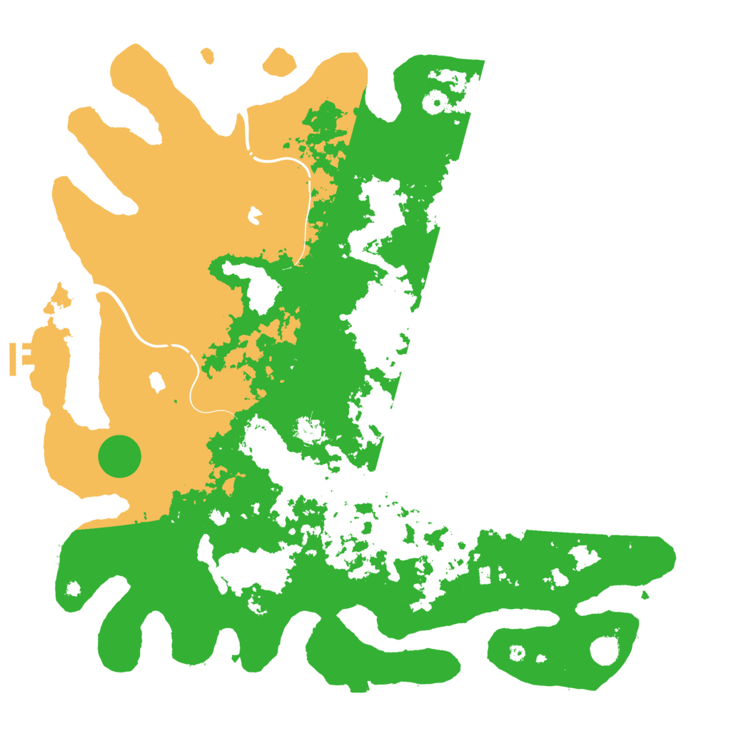 Biome Rust Map: Procedural Map, Size: 4500, Seed: 7192023