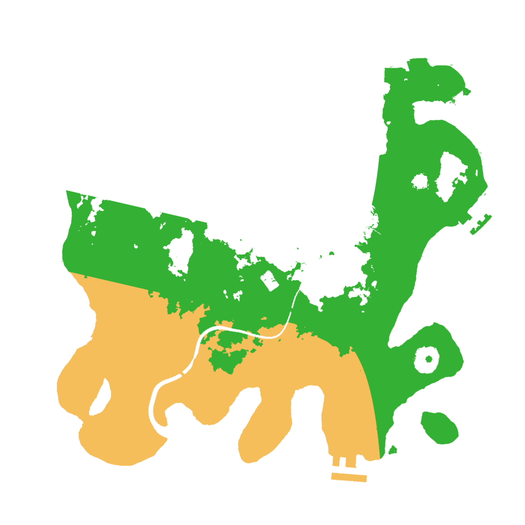 Biome Rust Map: Procedural Map, Size: 3000, Seed: 2480