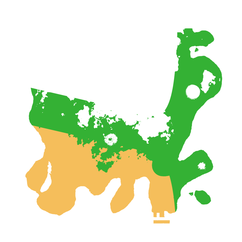 Biome Rust Map: Procedural Map, Size: 3000, Seed: 2480