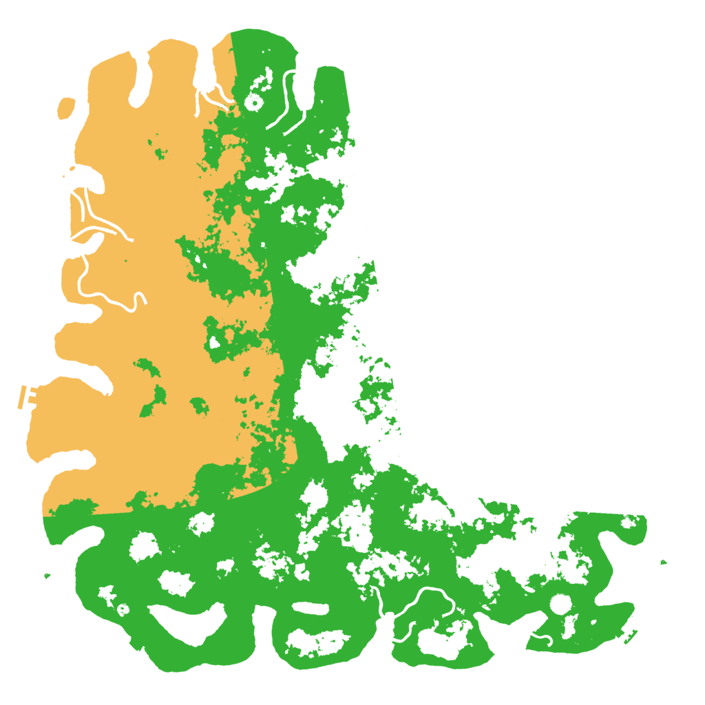 Biome Rust Map: Procedural Map, Size: 6000, Seed: 81106109