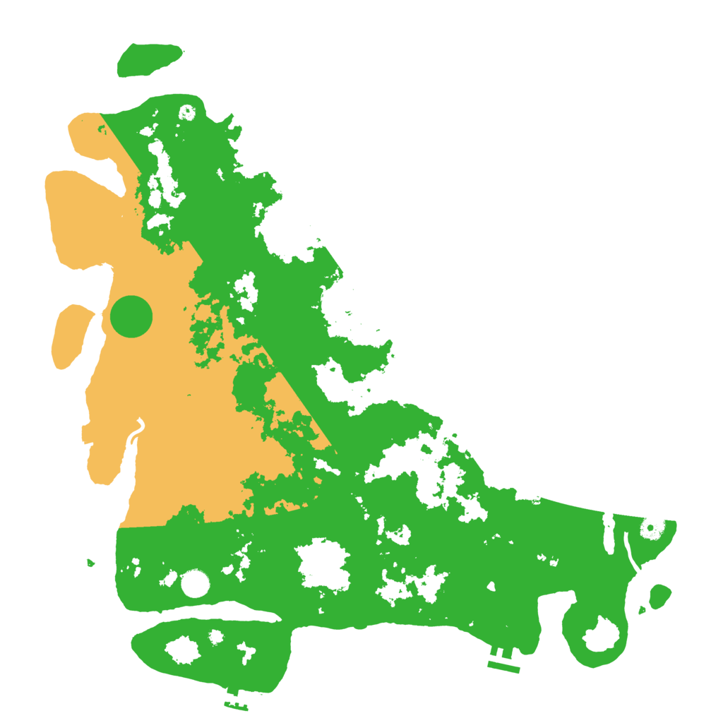 Biome Rust Map: Procedural Map, Size: 4500, Seed: 88398879