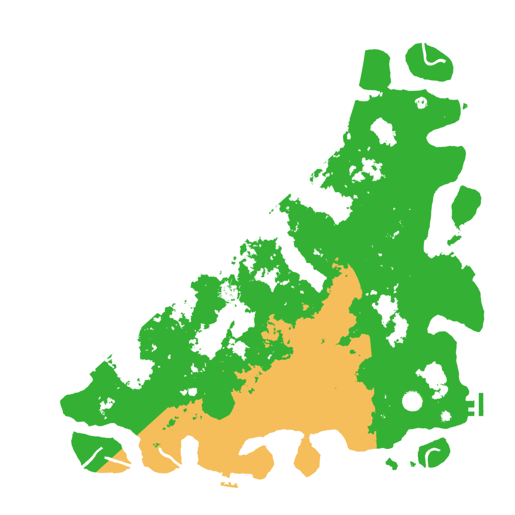 Biome Rust Map: Procedural Map, Size: 4500, Seed: 844574822