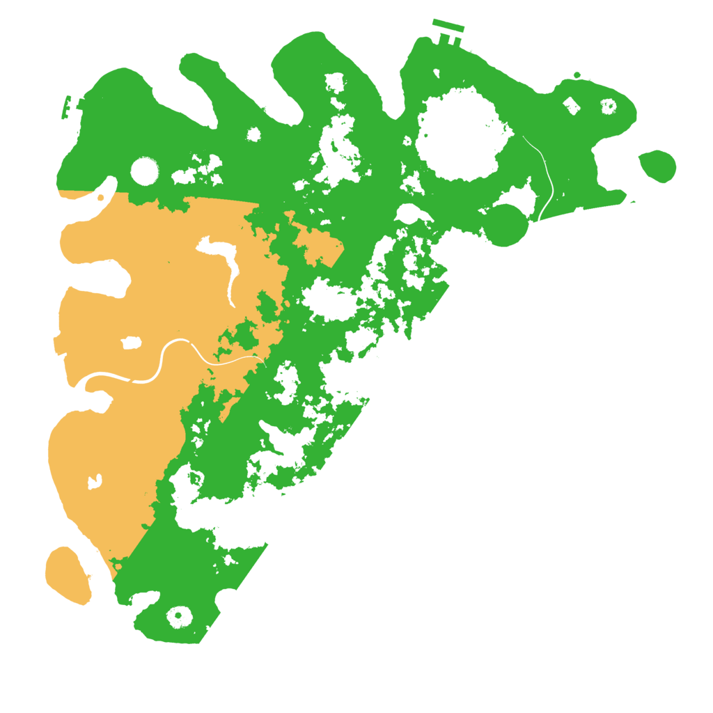 Biome Rust Map: Procedural Map, Size: 4500, Seed: 347903