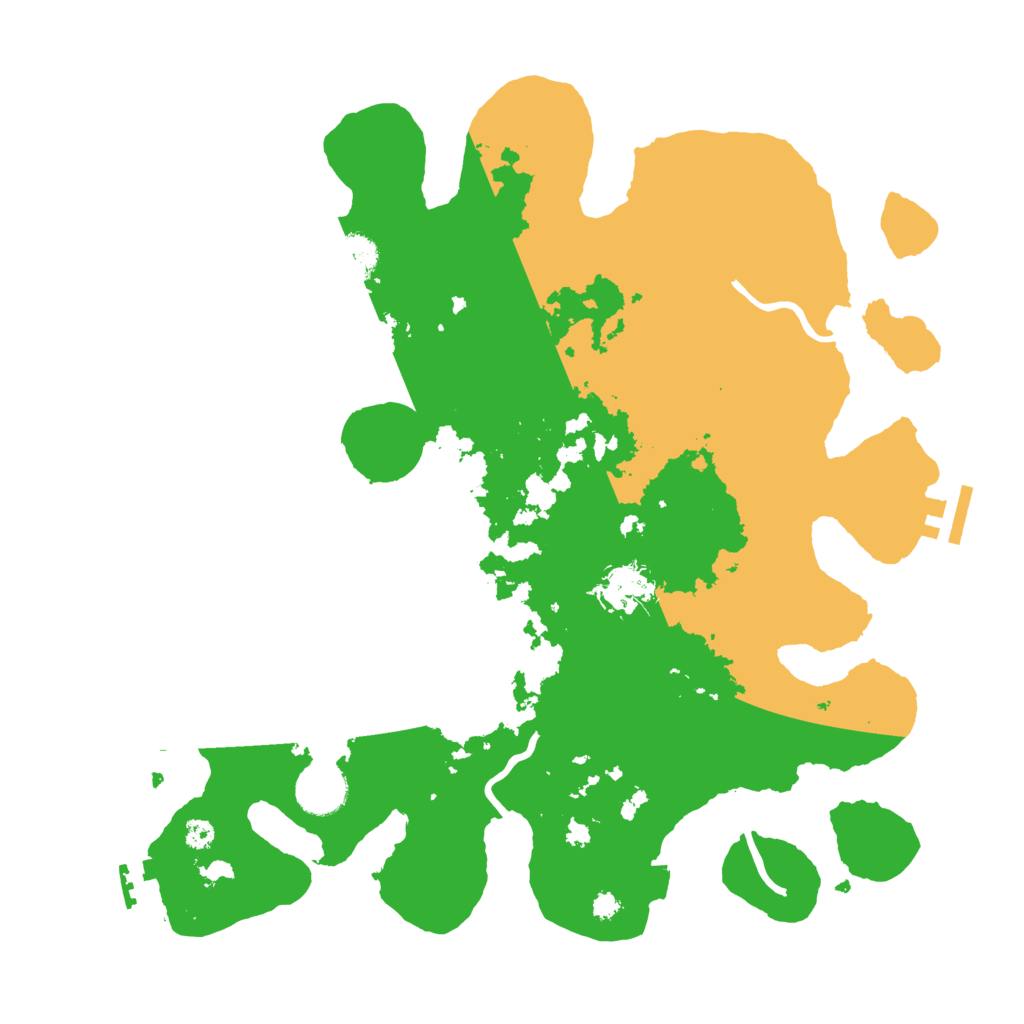 Biome Rust Map: Procedural Map, Size: 3500, Seed: 1456929170