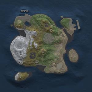 Thumbnail Rust Map: Procedural Map, Size: 2000, Seed: 422883208, 7 Monuments