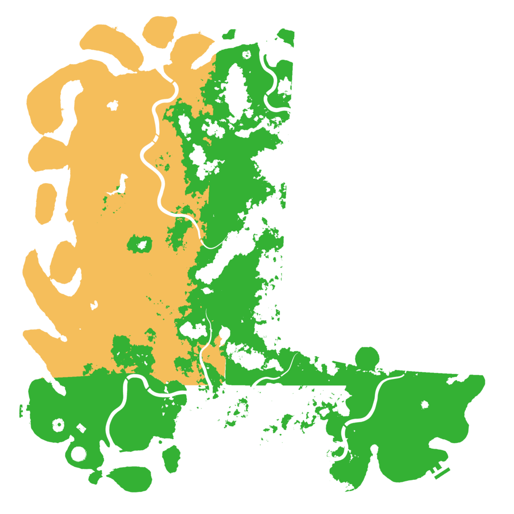 Biome Rust Map: Procedural Map, Size: 6000, Seed: 196531708