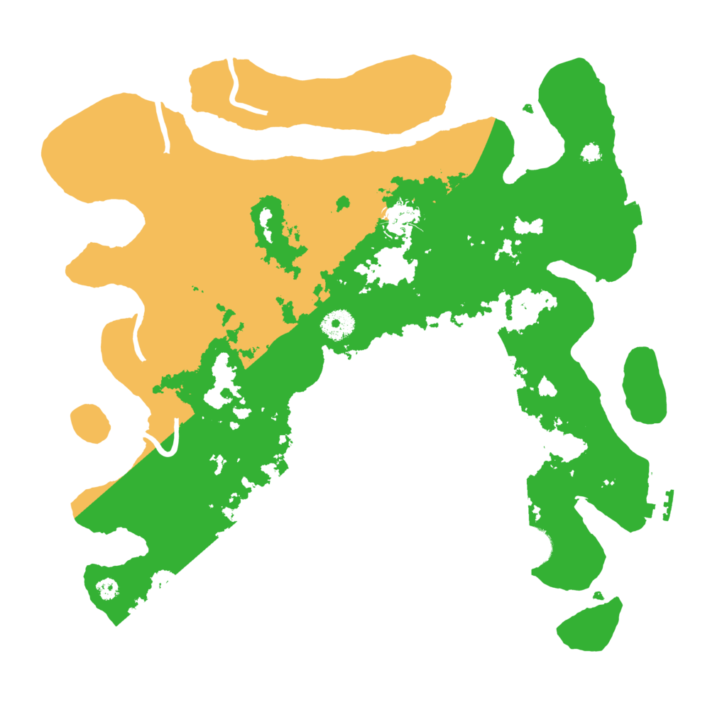 Biome Rust Map: Procedural Map, Size: 3500, Seed: 637673461