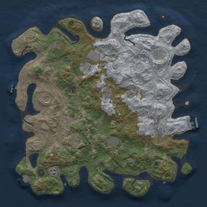 Thumbnail Rust Map: Procedural Map, Size: 4250, Seed: 690591372, 19 Monuments