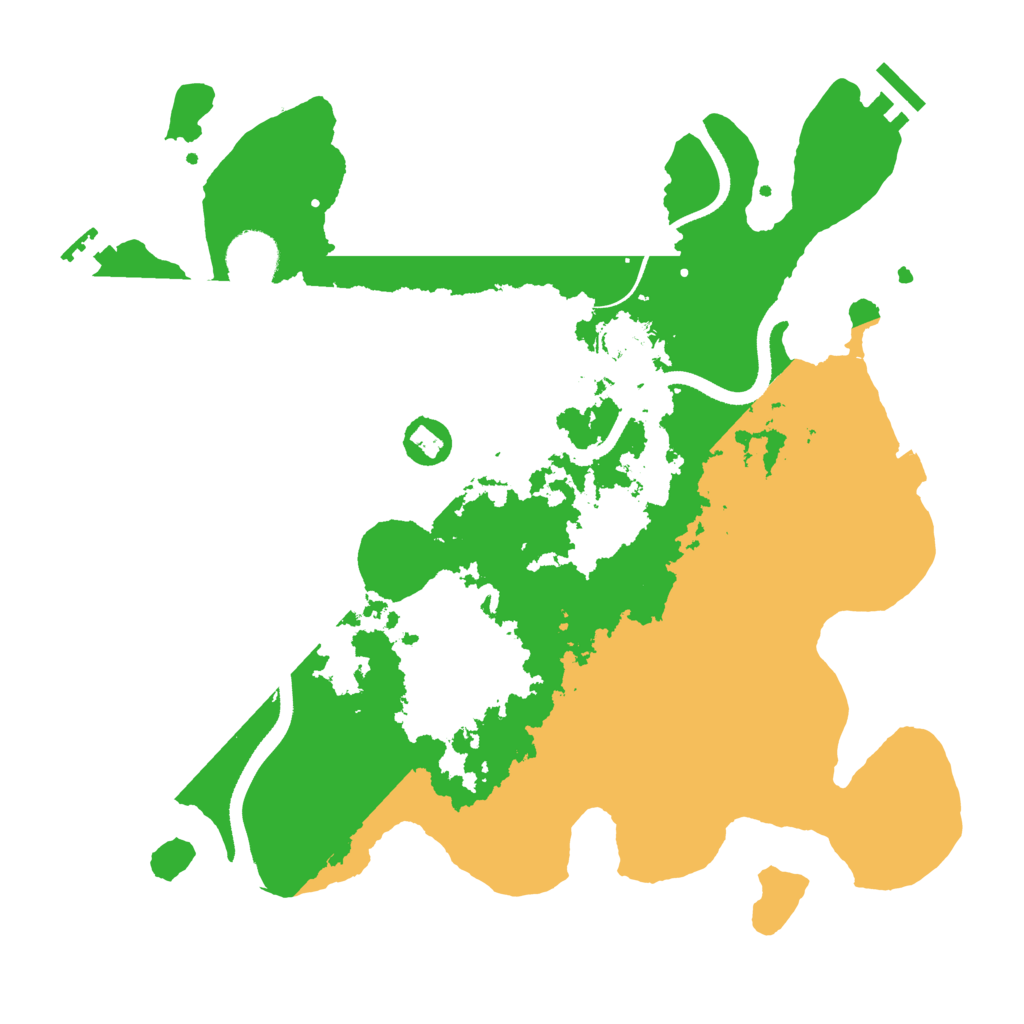 Biome Rust Map: Procedural Map, Size: 3500, Seed: 694277442