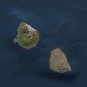 Thumbnail Rust Map: Procedural Map, Size: 1100, Seed: 13543, 3 Monuments