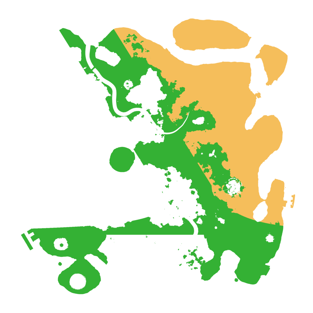 Biome Rust Map: Procedural Map, Size: 3500, Seed: 366802195