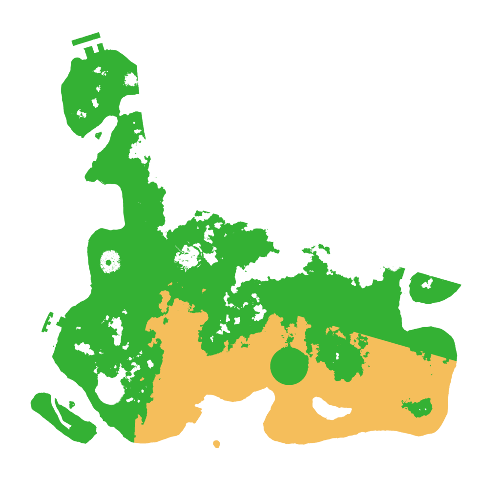 Biome Rust Map: Procedural Map, Size: 3500, Seed: 505965976