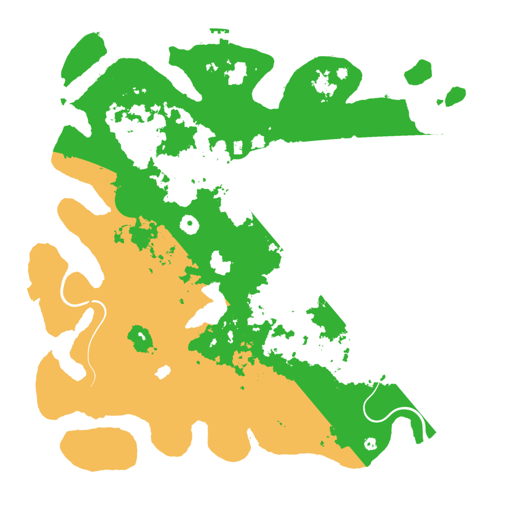 Biome Rust Map: Procedural Map, Size: 4000, Seed: 64556