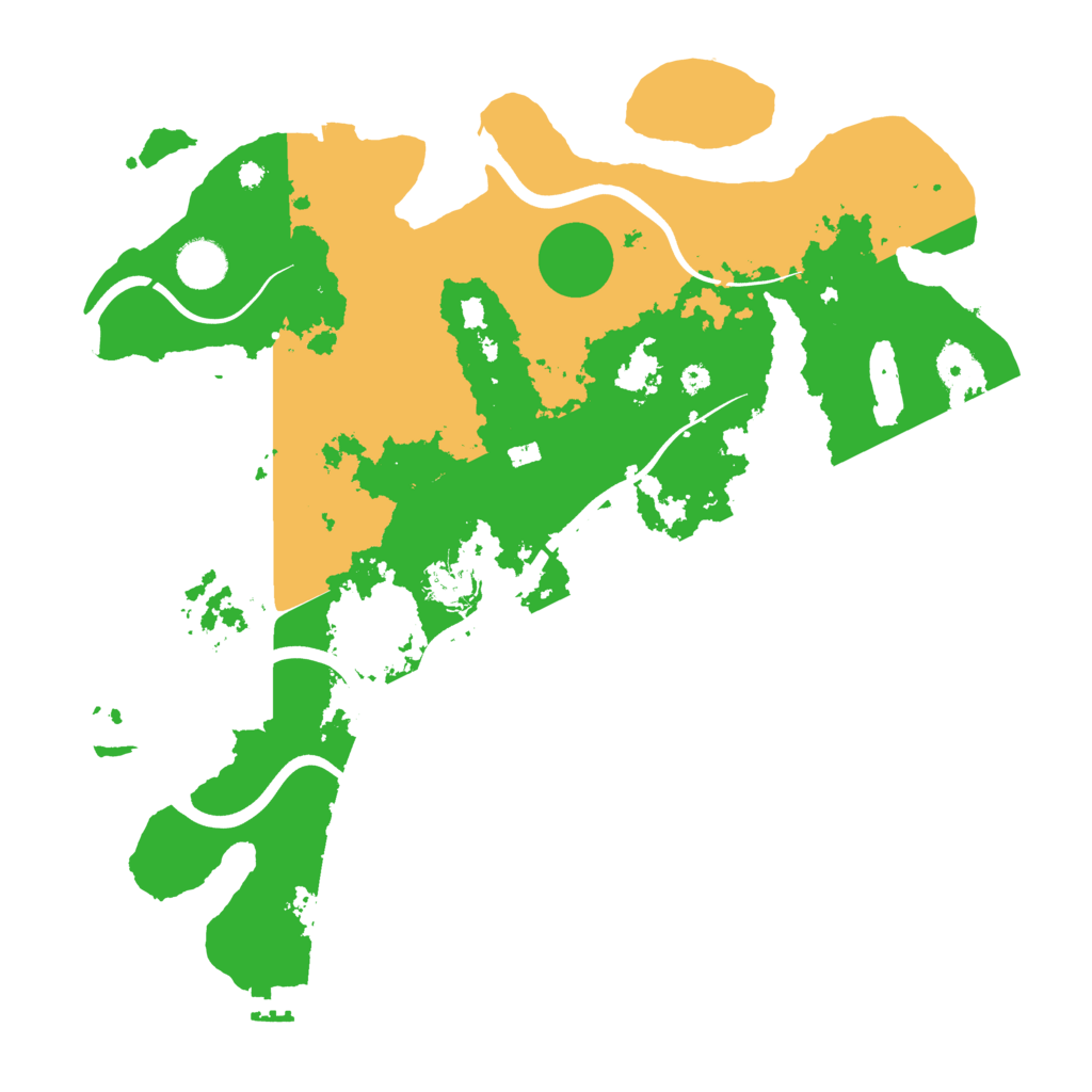 Biome Rust Map: Procedural Map, Size: 3850, Seed: 1268321402