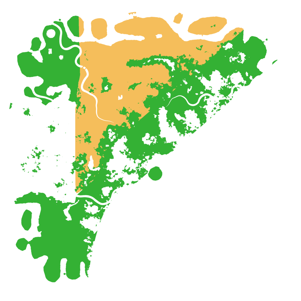 Biome Rust Map: Procedural Map, Size: 6000, Seed: 20051966