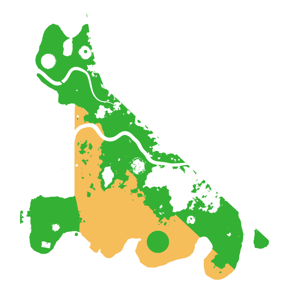 Biome Rust Map: Procedural Map, Size: 3550, Seed: 600889010