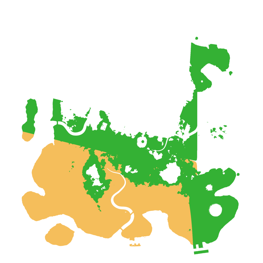 Biome Rust Map: Procedural Map, Size: 3650, Seed: 421590949