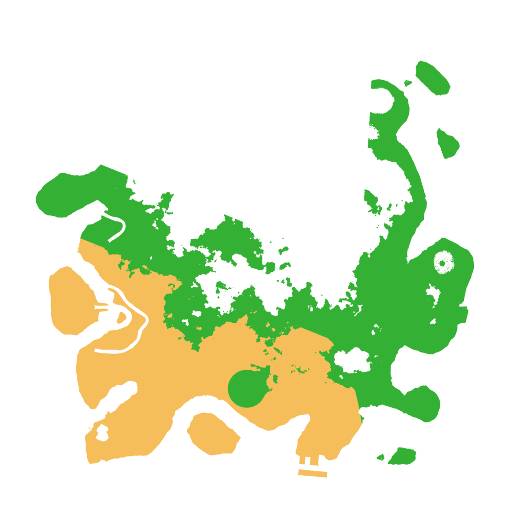 Biome Rust Map: Procedural Map, Size: 3550, Seed: 688712641