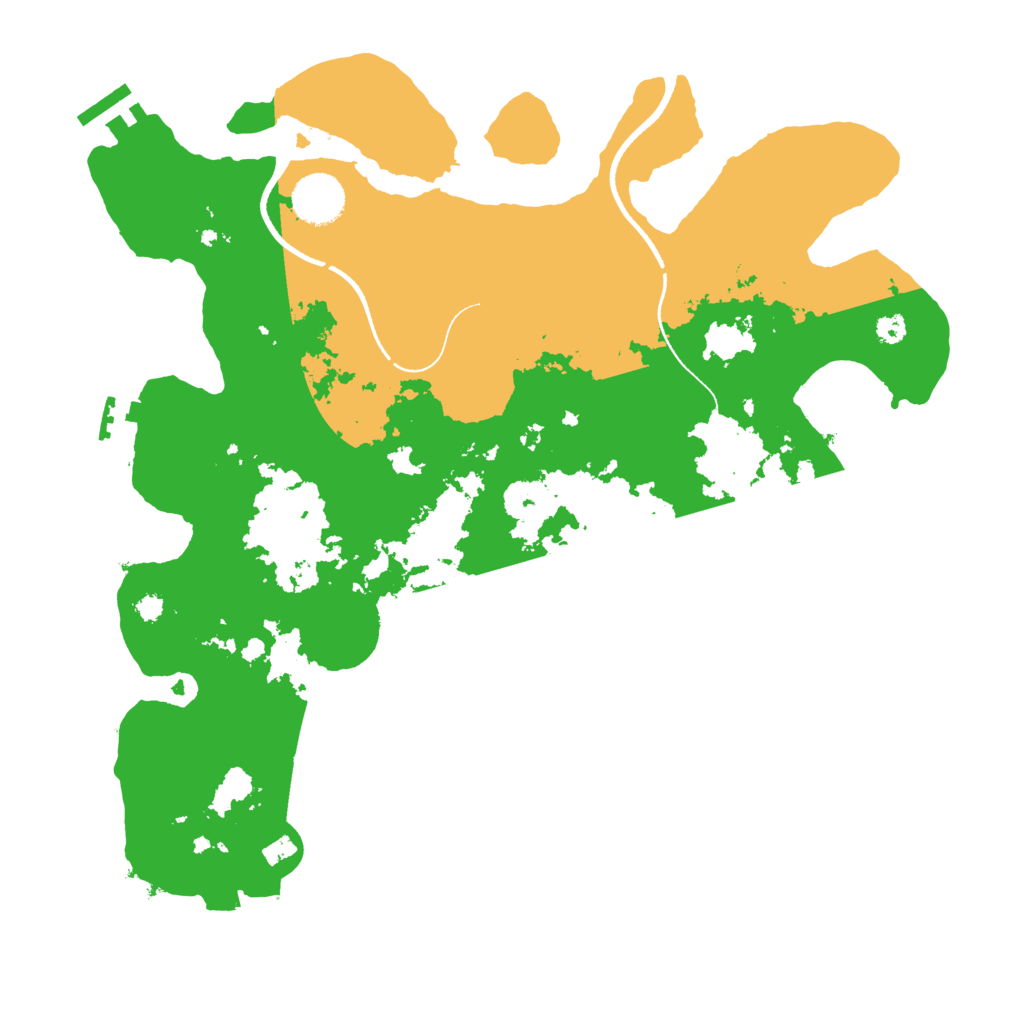 Biome Rust Map: Procedural Map, Size: 3500, Seed: 1700832442