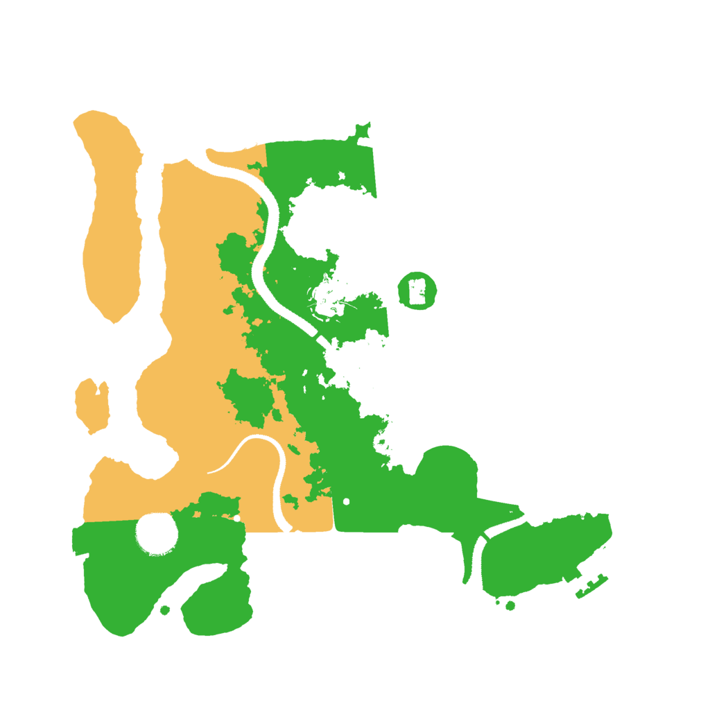 Biome Rust Map: Procedural Map, Size: 3000, Seed: 757399379