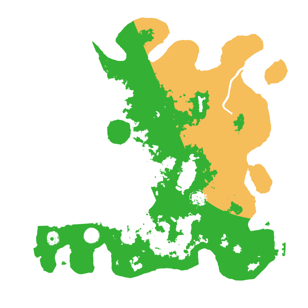 Biome Rust Map: Procedural Map, Size: 3500, Seed: 25608003