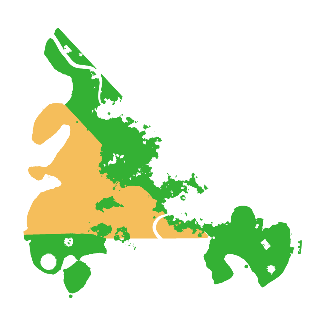 Biome Rust Map: Procedural Map, Size: 3500, Seed: 2085303132