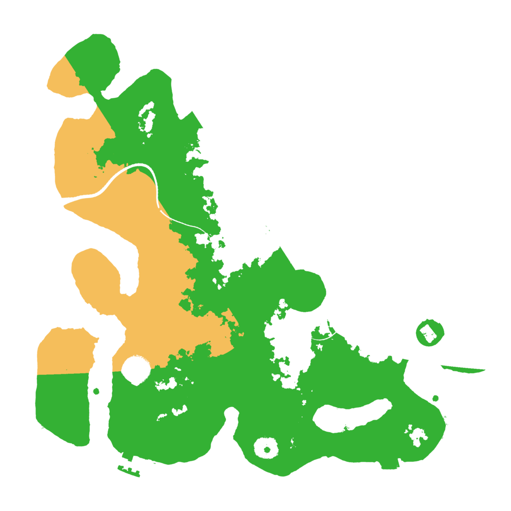 Biome Rust Map: Procedural Map, Size: 3300, Seed: 2131922373