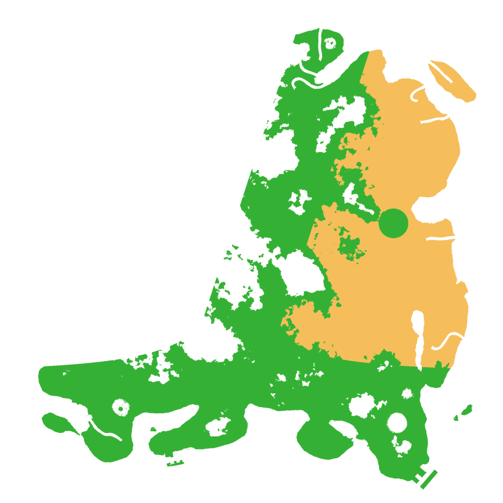 Biome Rust Map: Procedural Map, Size: 4500, Seed: 1895437385