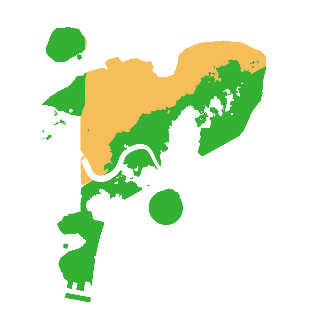 Biome Rust Map: Procedural Map, Size: 2500, Seed: 338483900