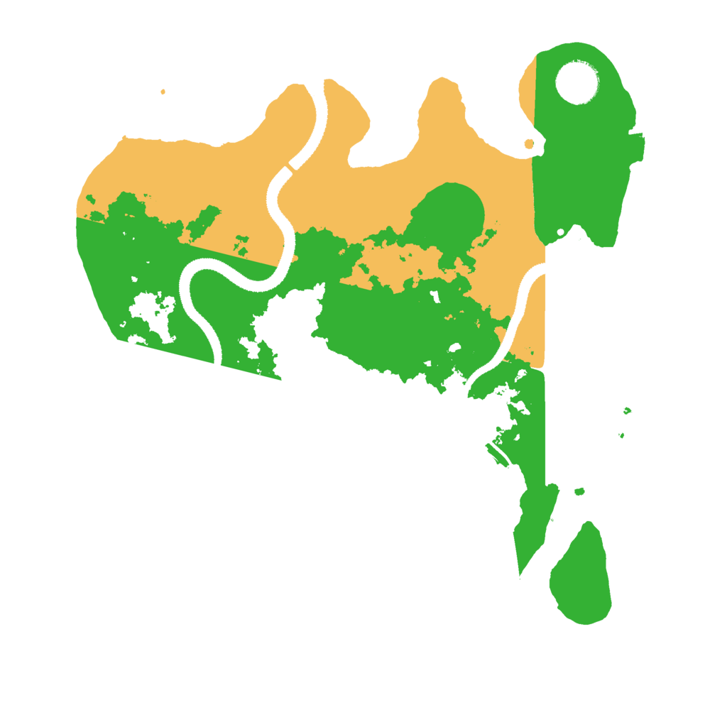 Biome Rust Map: Procedural Map, Size: 3000, Seed: 562145