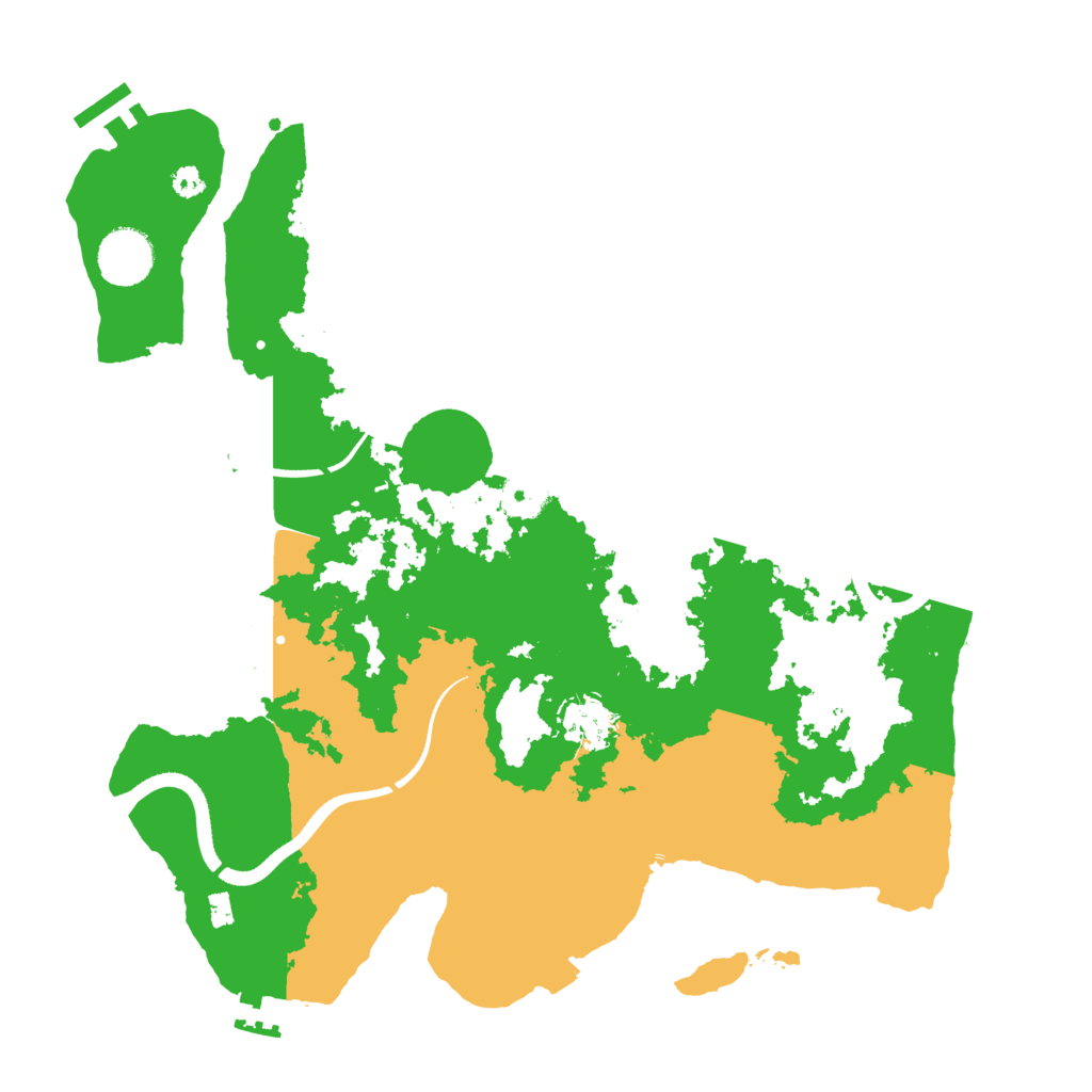 Biome Rust Map: Procedural Map, Size: 3500, Seed: 922023676