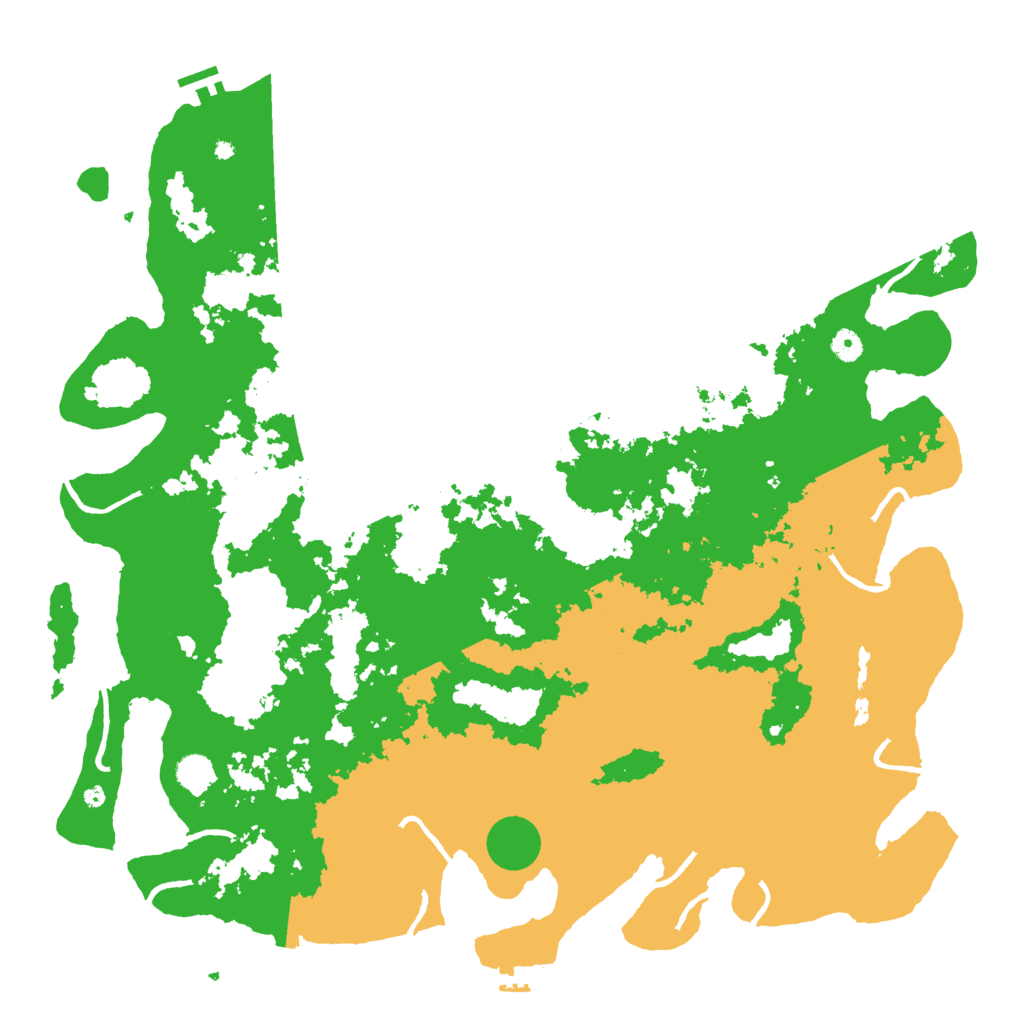 Biome Rust Map: Procedural Map, Size: 5000, Seed: 236346361
