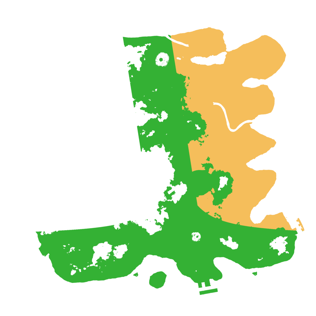 Biome Rust Map: Procedural Map, Size: 3500, Seed: 1882537563