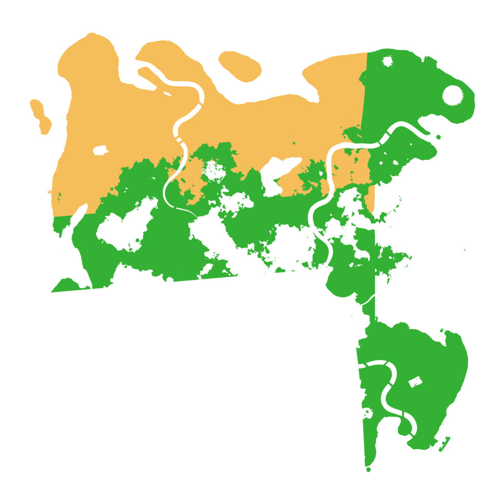 Biome Rust Map: Procedural Map, Size: 4350, Seed: 120824