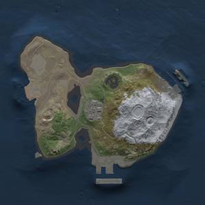 Thumbnail Rust Map: Procedural Map, Size: 1600, Seed: 232680515, 6 Monuments