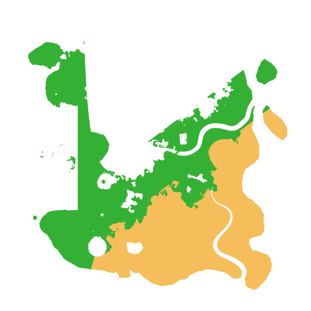 Biome Rust Map: Procedural Map, Size: 3000, Seed: 2003631194