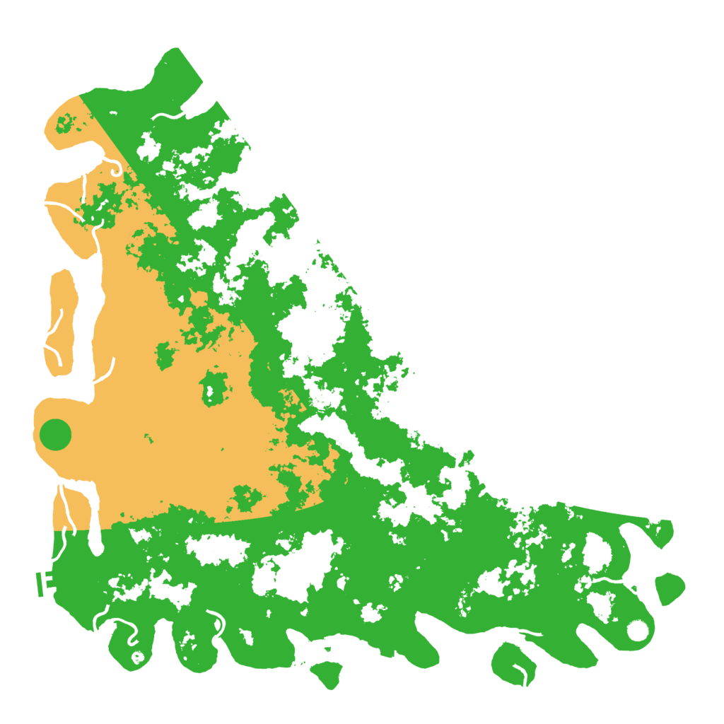 Biome Rust Map: Procedural Map, Size: 6000, Seed: 3417