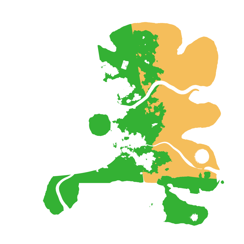 Biome Rust Map: Procedural Map, Size: 3000, Seed: 1252716135