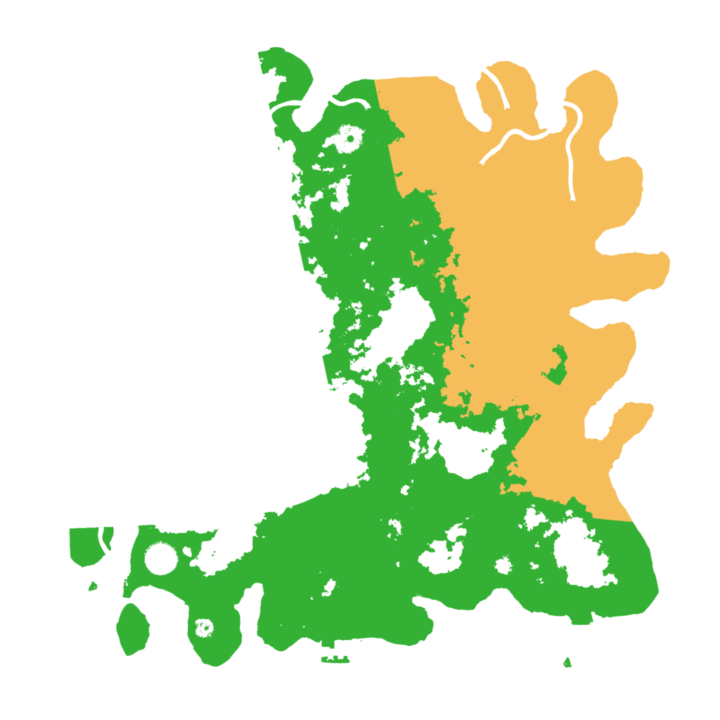 Biome Rust Map: Procedural Map, Size: 3900, Seed: 345