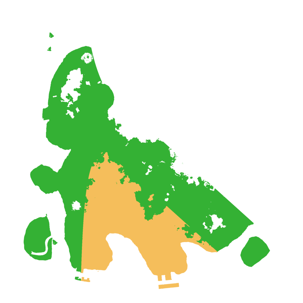 Biome Rust Map: Procedural Map, Size: 3000, Seed: 53325