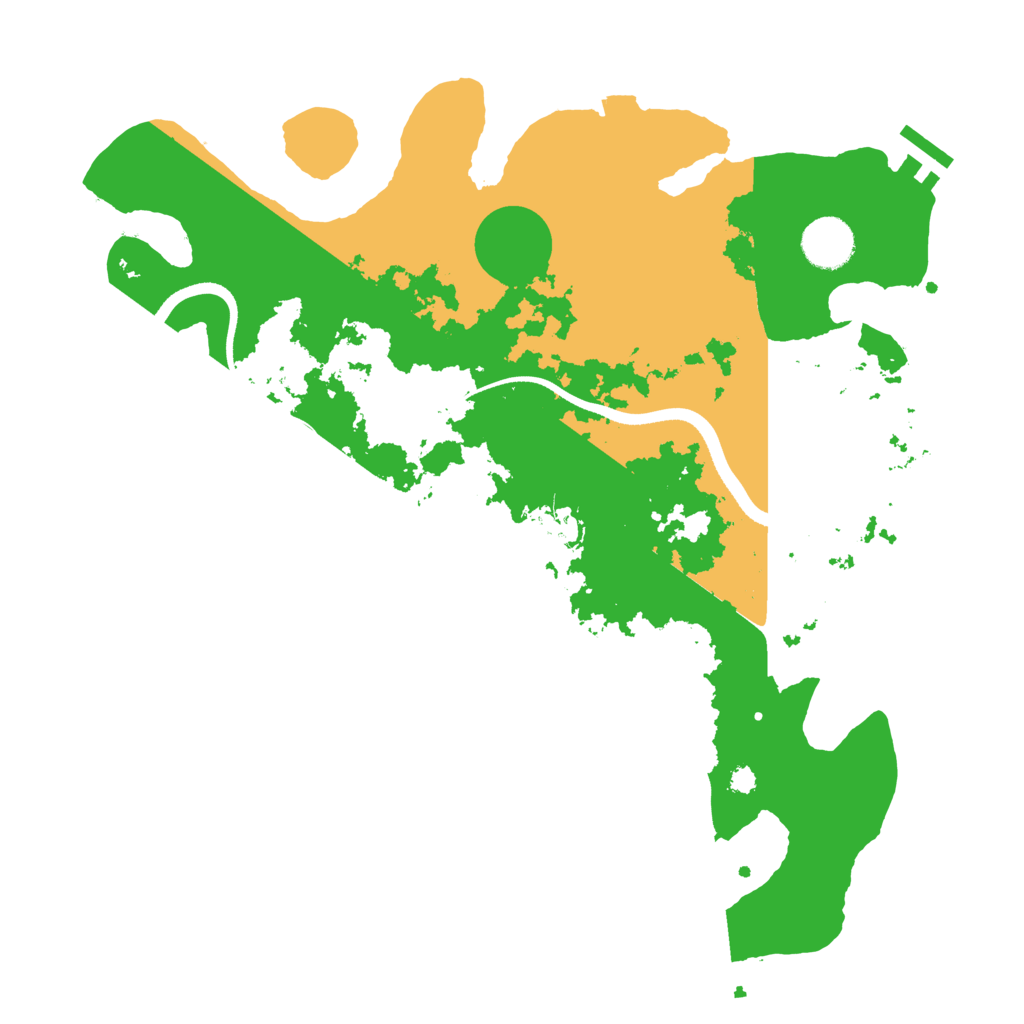 Biome Rust Map: Procedural Map, Size: 3500, Seed: 1823825680