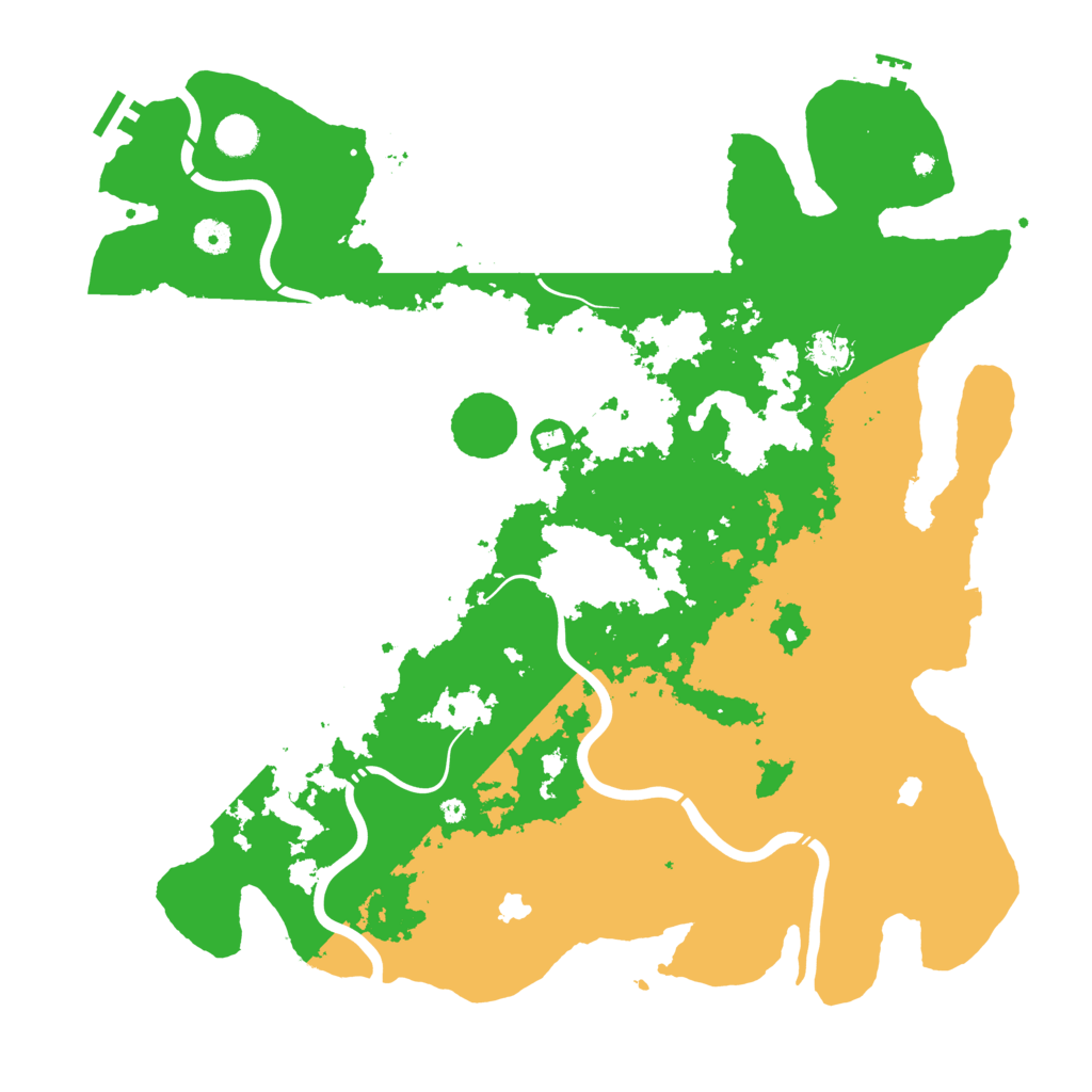 Biome Rust Map: Procedural Map, Size: 4500, Seed: 59172