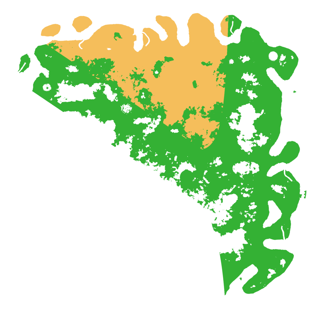 Biome Rust Map: Procedural Map, Size: 6000, Seed: 234077877