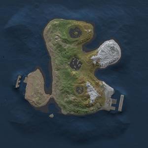 Thumbnail Rust Map: Procedural Map, Size: 1800, Seed: 33748033, 6 Monuments