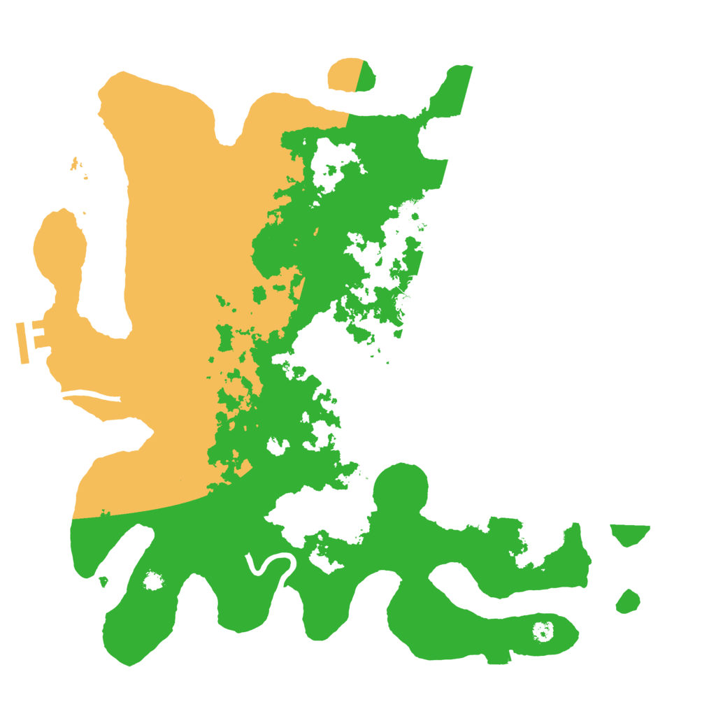 Biome Rust Map: Procedural Map, Size: 3500, Seed: 7192023