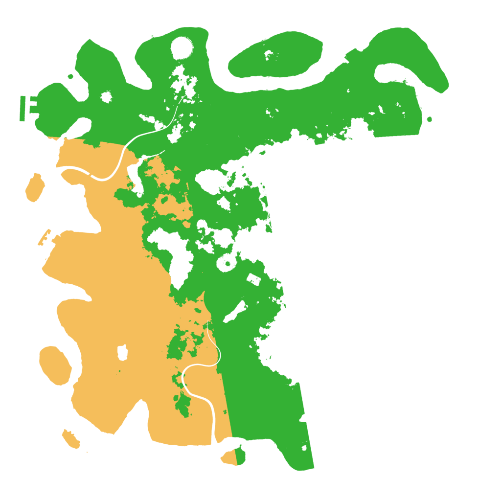 Biome Rust Map: Procedural Map, Size: 4000, Seed: 76234
